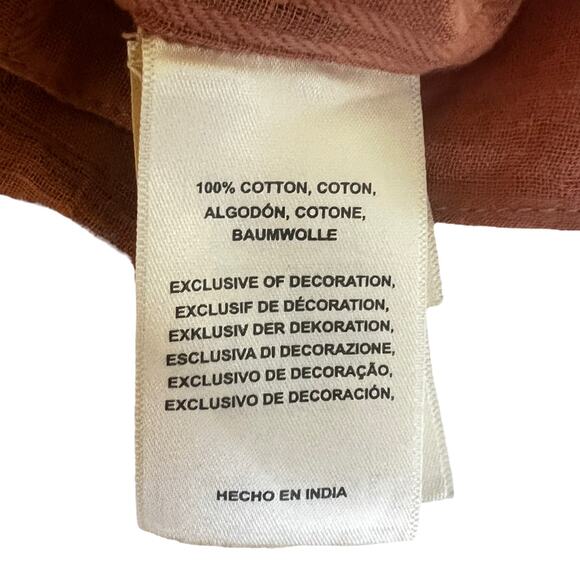 Anthro Vanessa Virginia Edisto Dusty Rose Top Sz 0 - Picture 5 of 7